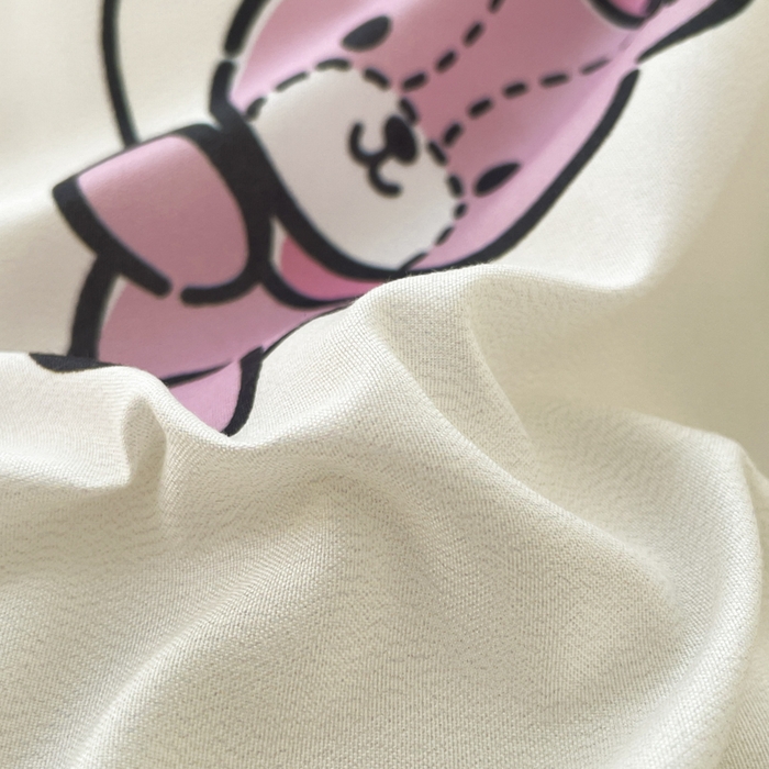 91家纺网 家纺一手货源 找家纺 港岛妹妹 2025新款云朵水洗工艺三丽鸥四件套 三丽鸥-五彩kt猫