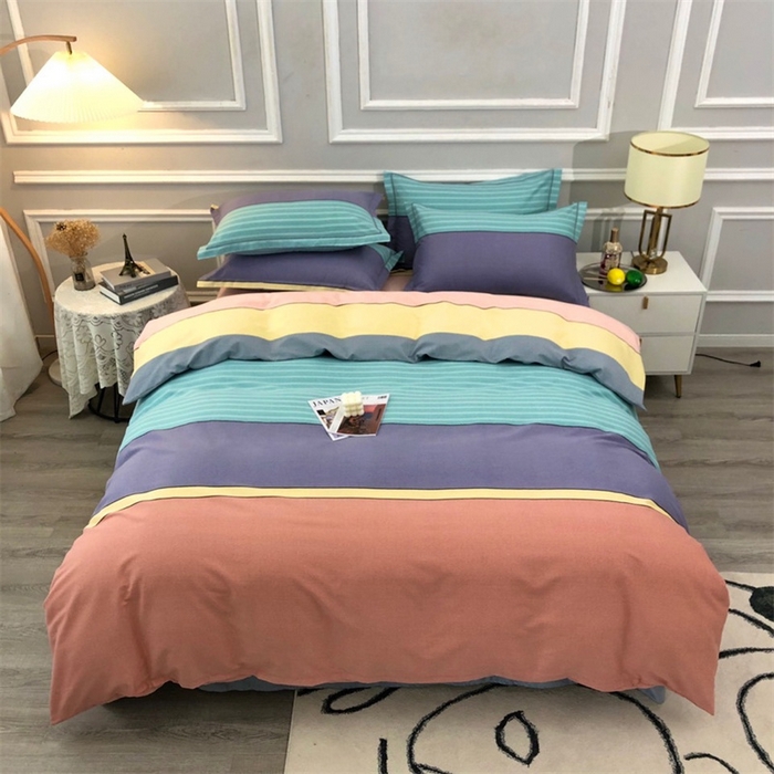 91家纺网 家纺一手货源 找家纺 （总）仟岸家纺 2025新款亲肤舒适全棉磨毛四件套系列