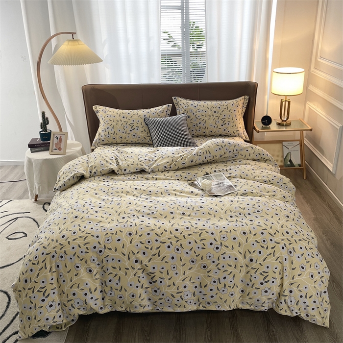 91家纺网 家纺一手货源 找家纺 （总）仟岸家纺 2025新款亲肤舒适全棉磨毛四件套系列