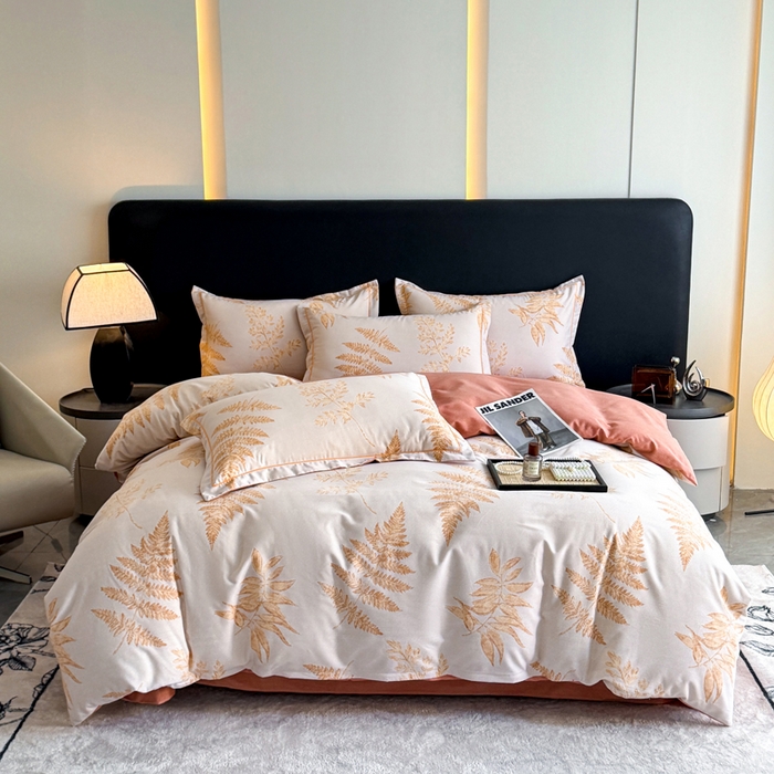 91家纺网 家纺一手货源 找家纺 （总）仟岸家纺 2025新款亲肤舒适全棉磨毛四件套系列