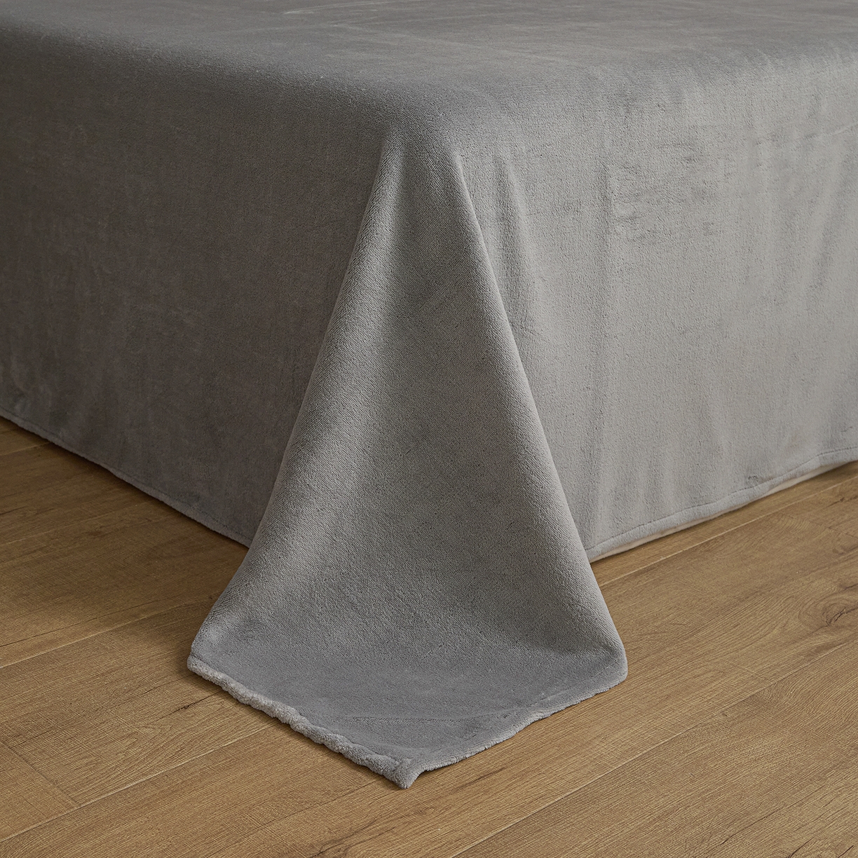 91家纺网 家纺一手货源 找家纺 吾诺家居 吾诺 棉加绒系列 全棉泡泡双层纱加牛奶绒四件套 棉拼绒四件套 棉加绒四件套全棉A类 樱花粉-浅灰