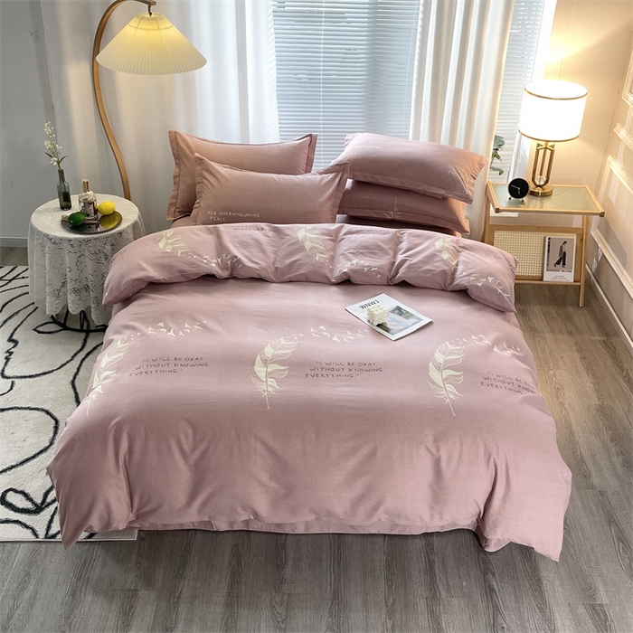 91家纺网 家纺一手货源 找家纺 （总）仟岸家纺 2025新款亲肤舒适全棉磨毛四件套系列