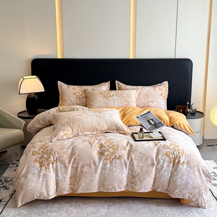 91家纺网 家纺一手货源 找家纺 （总）仟岸家纺 2025新款亲肤舒适全棉磨毛四件套系列