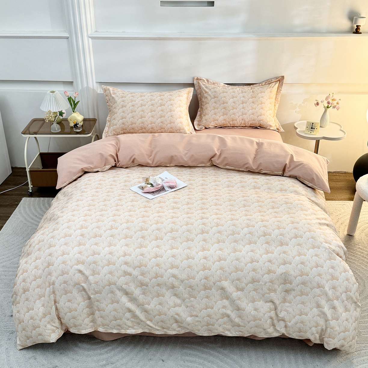 91家纺网 家纺一手货源 找家纺 （总）仟岸家纺 2025新款亲肤舒适全棉磨毛四件套系列