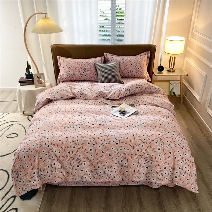 91家纺网 家纺一手货源 找家纺 （总）仟岸家纺 2025新款亲肤舒适全棉磨毛四件套系列