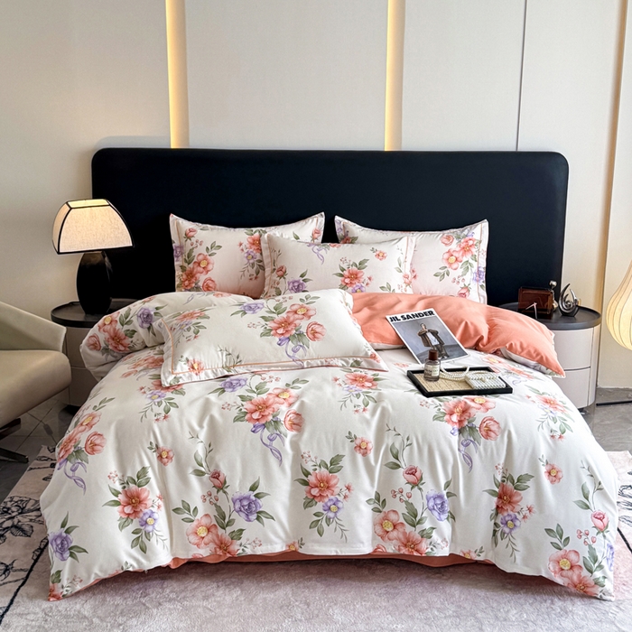 91家纺网 家纺一手货源 找家纺 （总）仟岸家纺 2025新款亲肤舒适全棉磨毛四件套系列