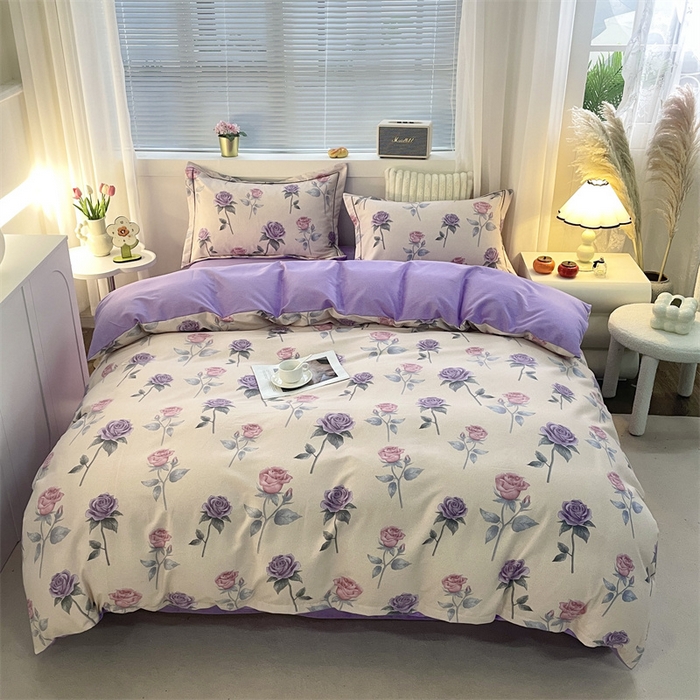 91家纺网 家纺一手货源 找家纺 （总）仟岸家纺 2025新款亲肤舒适全棉磨毛四件套系列