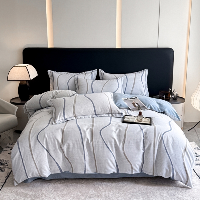 91家纺网 家纺一手货源 找家纺 （总）仟岸家纺 2025新款亲肤舒适全棉磨毛四件套系列