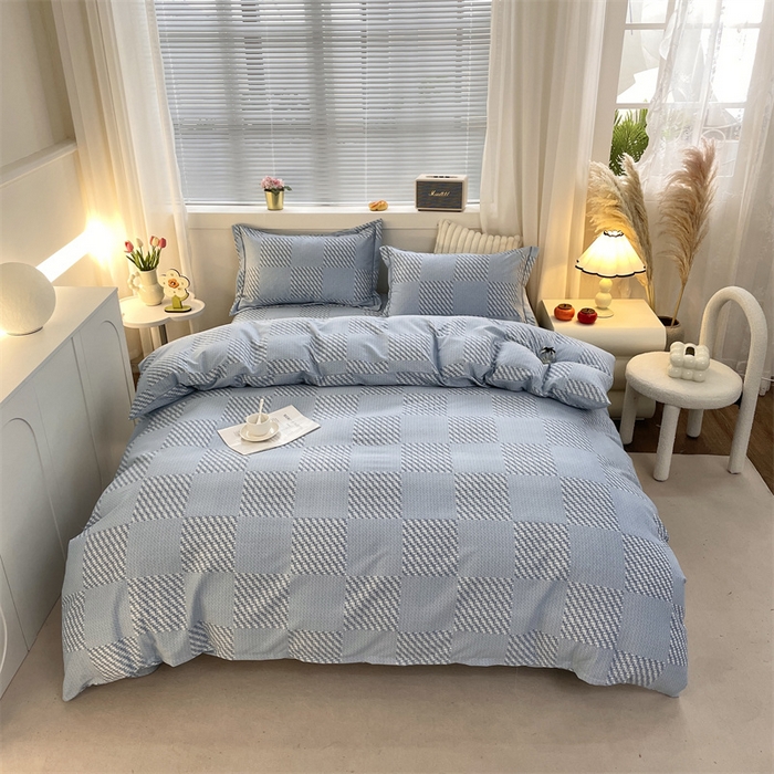 91家纺网 家纺一手货源 找家纺 （总）仟岸家纺 2025新款亲肤舒适全棉磨毛四件套系列