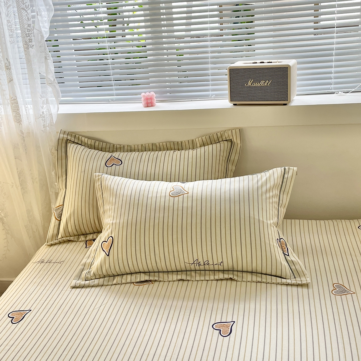 91家纺网 家纺一手货源 找家纺 仟岸家纺 2025新款亲肤舒适全棉磨毛四件套系列 心动日记