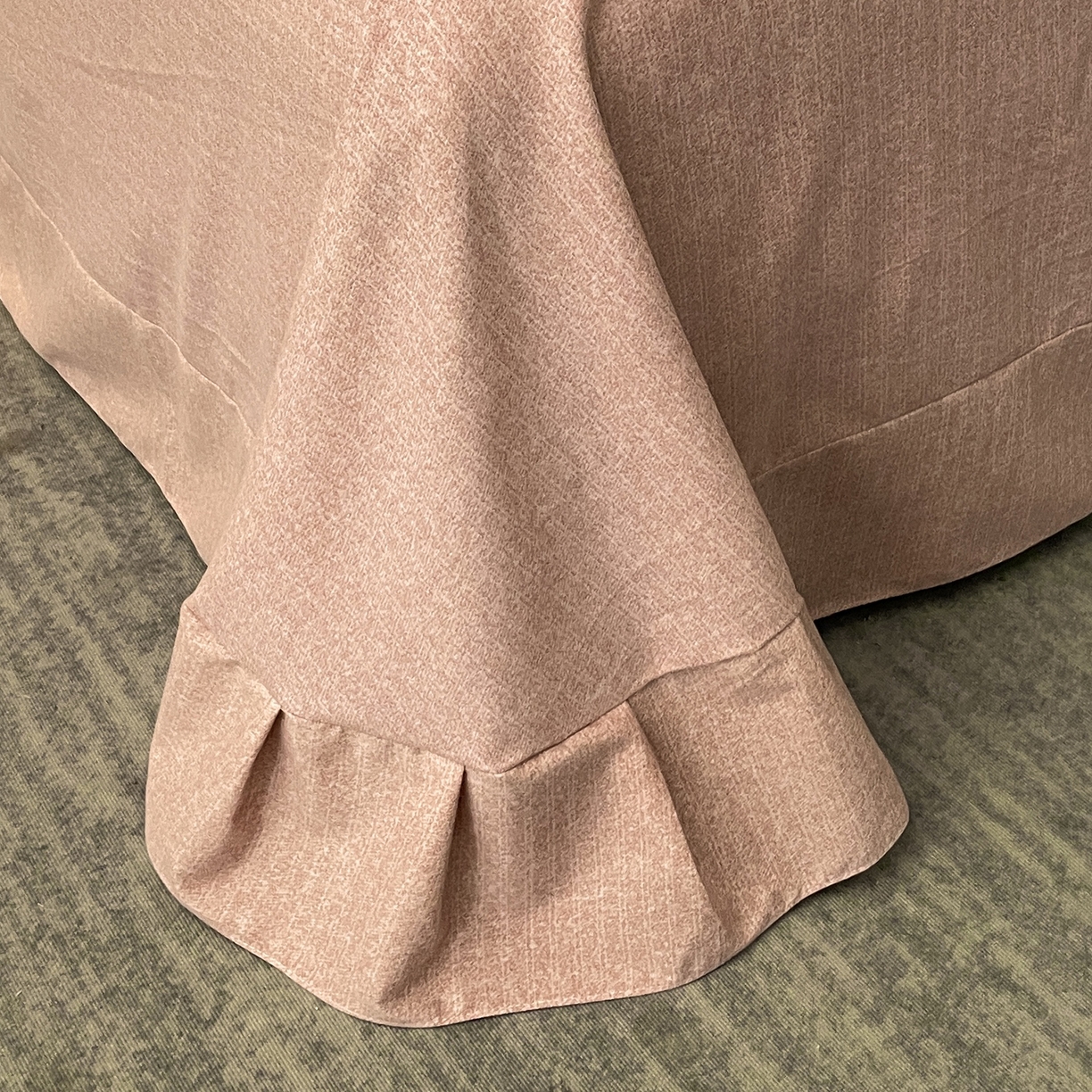 91家纺网 家纺一手货源 找家纺 仟岸家纺 2025新款亲肤舒适全棉磨毛四件套系列 田园兔