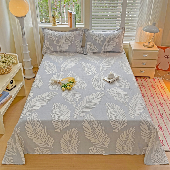 91家纺网 家纺一手货源 找家纺 （总）   名兮-2025新款秋冬加厚立体高克重浮雕绒床单款