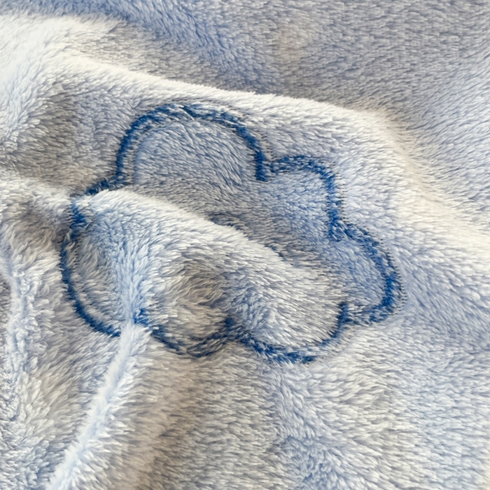 91家纺网 家纺一手货源 找家纺 川悦生活 2025新款高克重双面雪花绒印花毛毯三件套 毛毯云朵奶狗