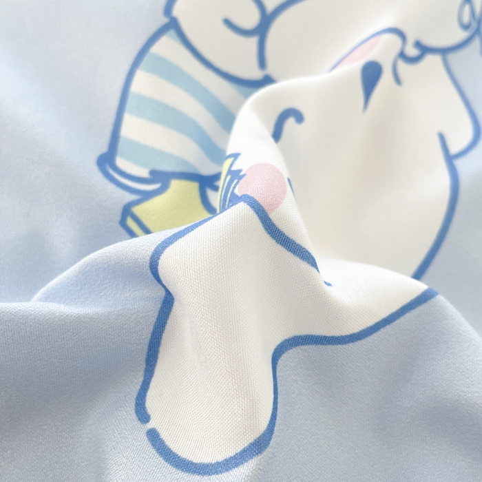 91家纺网 家纺一手货源 找家纺 港岛妹妹 2025新款云朵水洗工艺三丽鸥四件套 三丽鸥-云朵玉桂狗