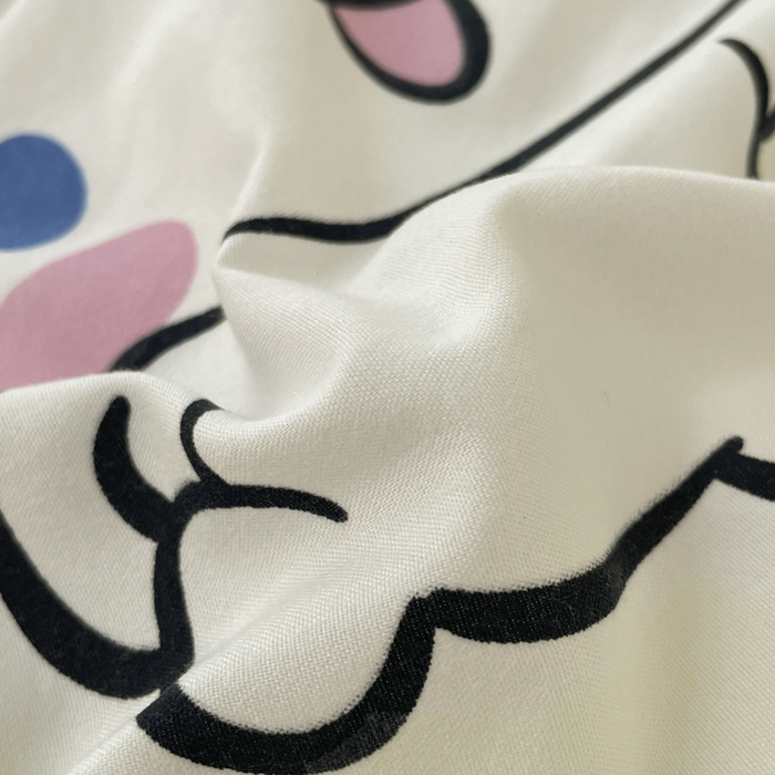 91家纺网 家纺一手货源 找家纺 港岛妹妹 2025新款云朵水洗工艺三丽鸥四件套 三丽鸥-长耳狗狗