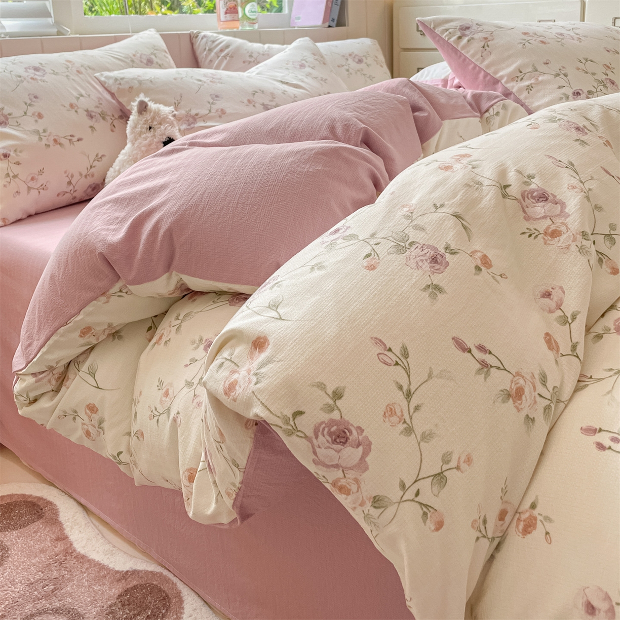 （总）如约 2025秋冬新款A类亲肤棉印花套件