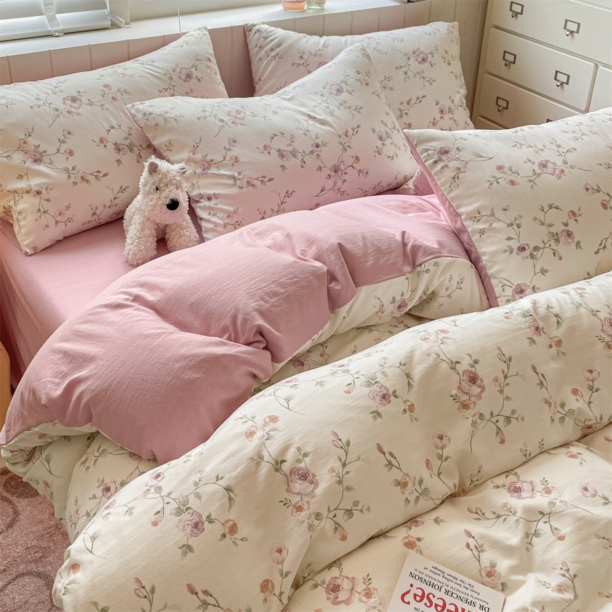 91家纺网 家纺一手货源 找家纺 （总）如约 2025秋冬新款A类亲肤棉印花套件