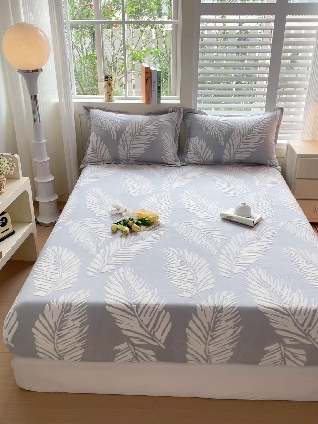 91家纺网 家纺一手货源 找家纺 （总）名兮-2025新款立体高克重加厚浮雕绒单床笠款