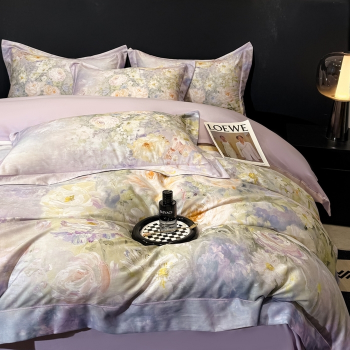 91家纺网 家纺一手货源 找家纺 （总）舒慕家纺 2025新款天丝棉磨毛四件套艾阳绒四件套（配送高端包装）