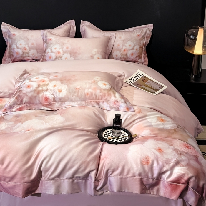 91家纺网 家纺一手货源 找家纺 （总）舒慕家纺 2025新款天丝棉磨毛四件套艾阳绒四件套（配送高端包装）