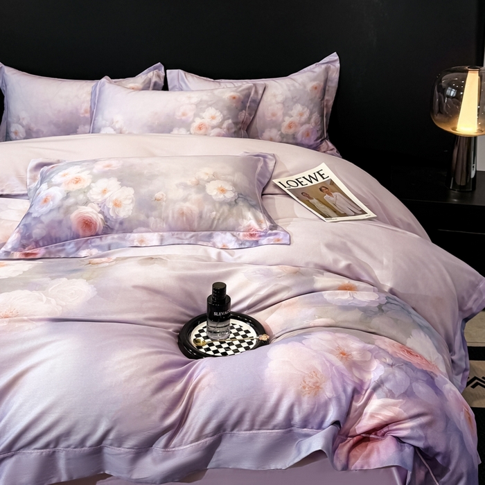 91家纺网 家纺一手货源 找家纺 （总）舒慕家纺 2025新款天丝棉磨毛四件套艾阳绒四件套（配送高端包装）