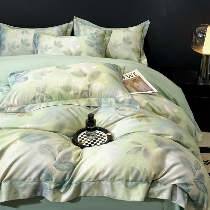 91家纺网 家纺一手货源 找家纺 （总）舒慕家纺 2025新款天丝棉磨毛四件套艾阳绒四件套（配送高端包装）