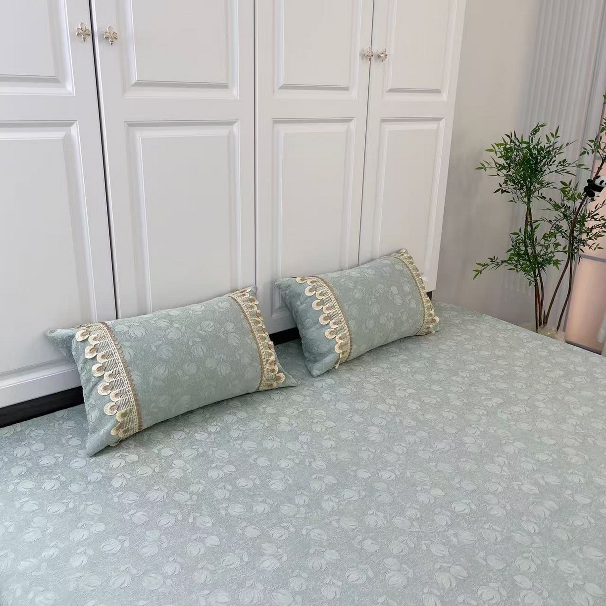 91家纺网 家纺一手货源 找家纺 （总）暖木杨 2025新款（郁金香专拍枕套一对）40*70