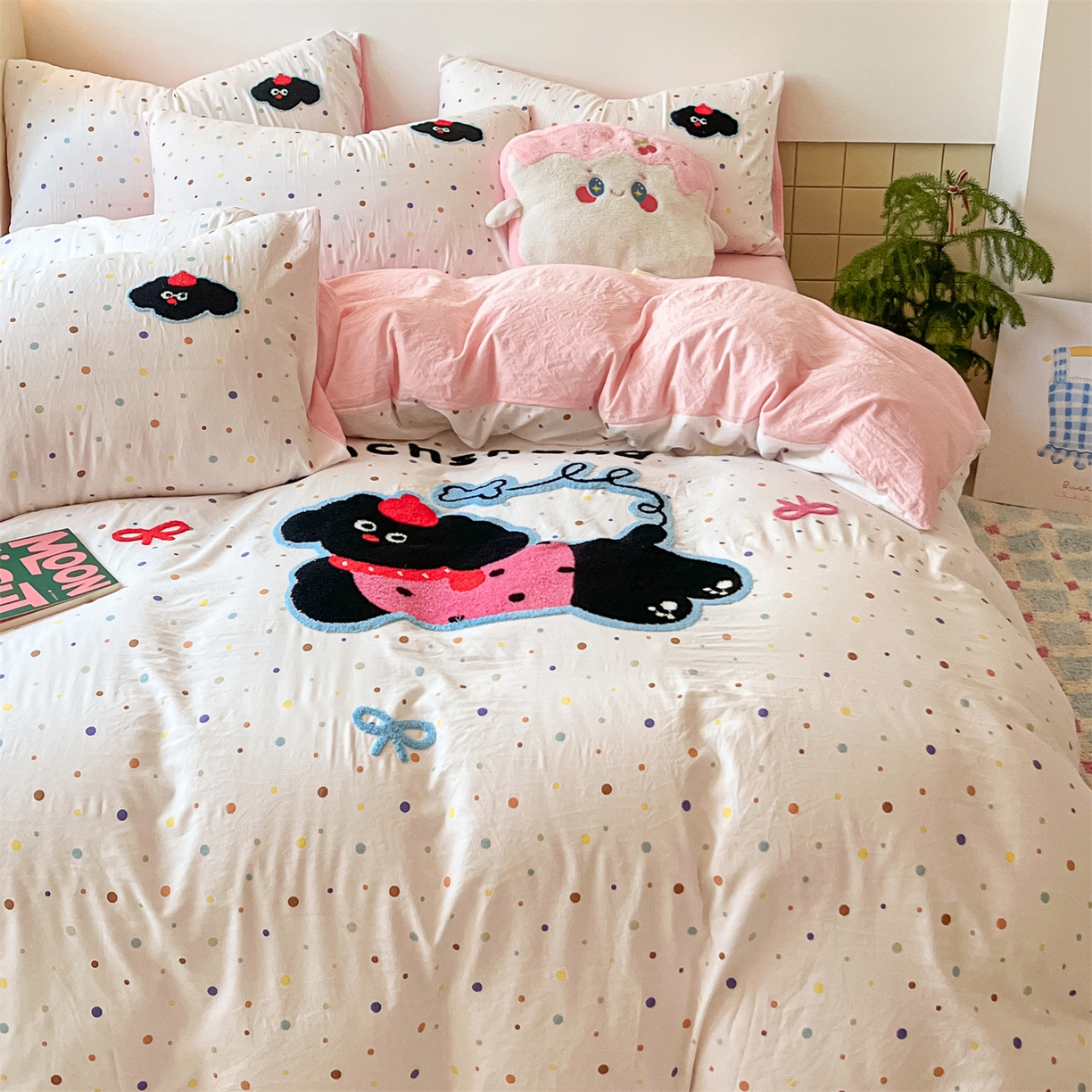 91家纺网 家纺一手货源 找家纺 （总）义博家纺 2025新款A类印花毛巾绣四件套