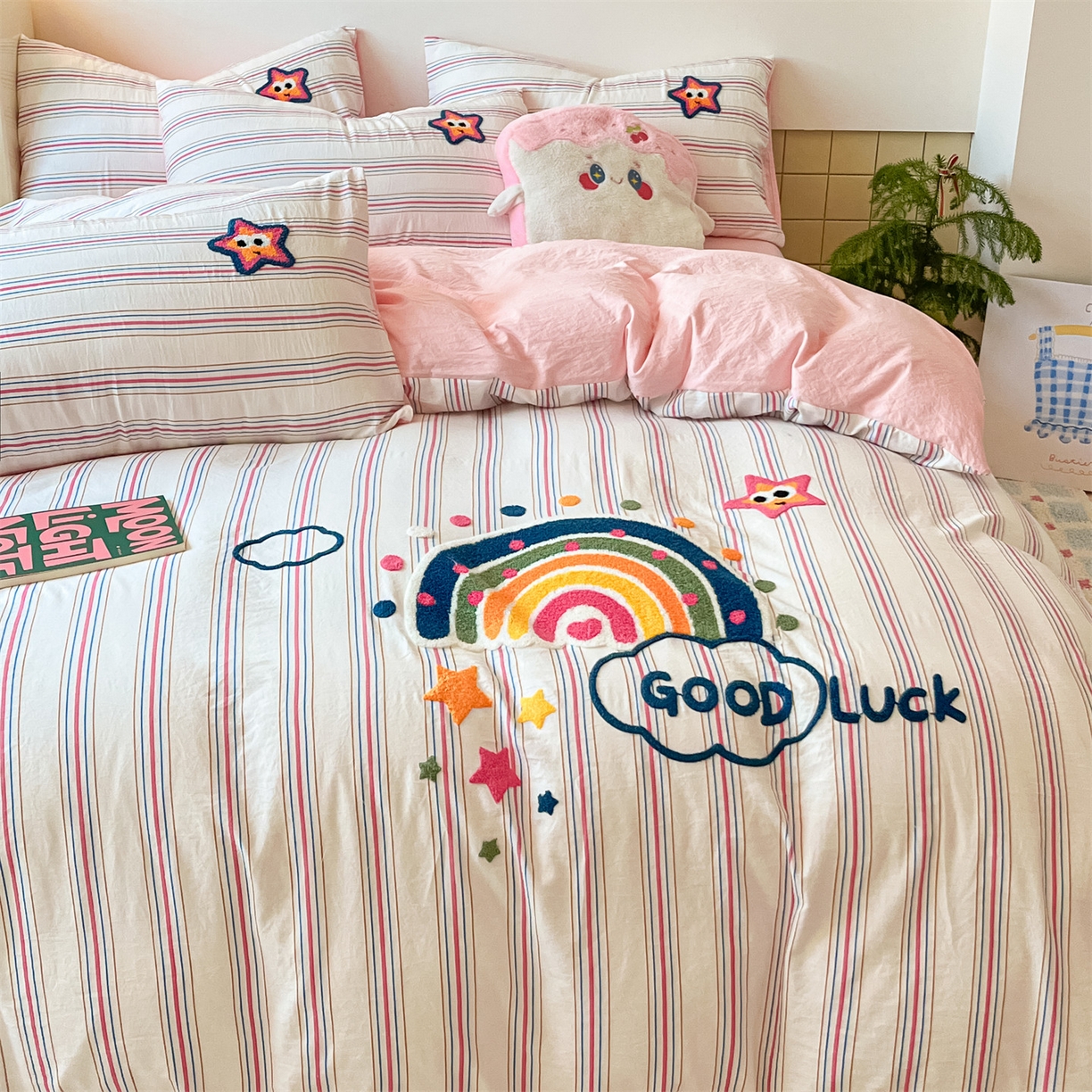 91家纺网 家纺一手货源 找家纺 （总）义博家纺 2025新款A类印花毛巾绣四件套