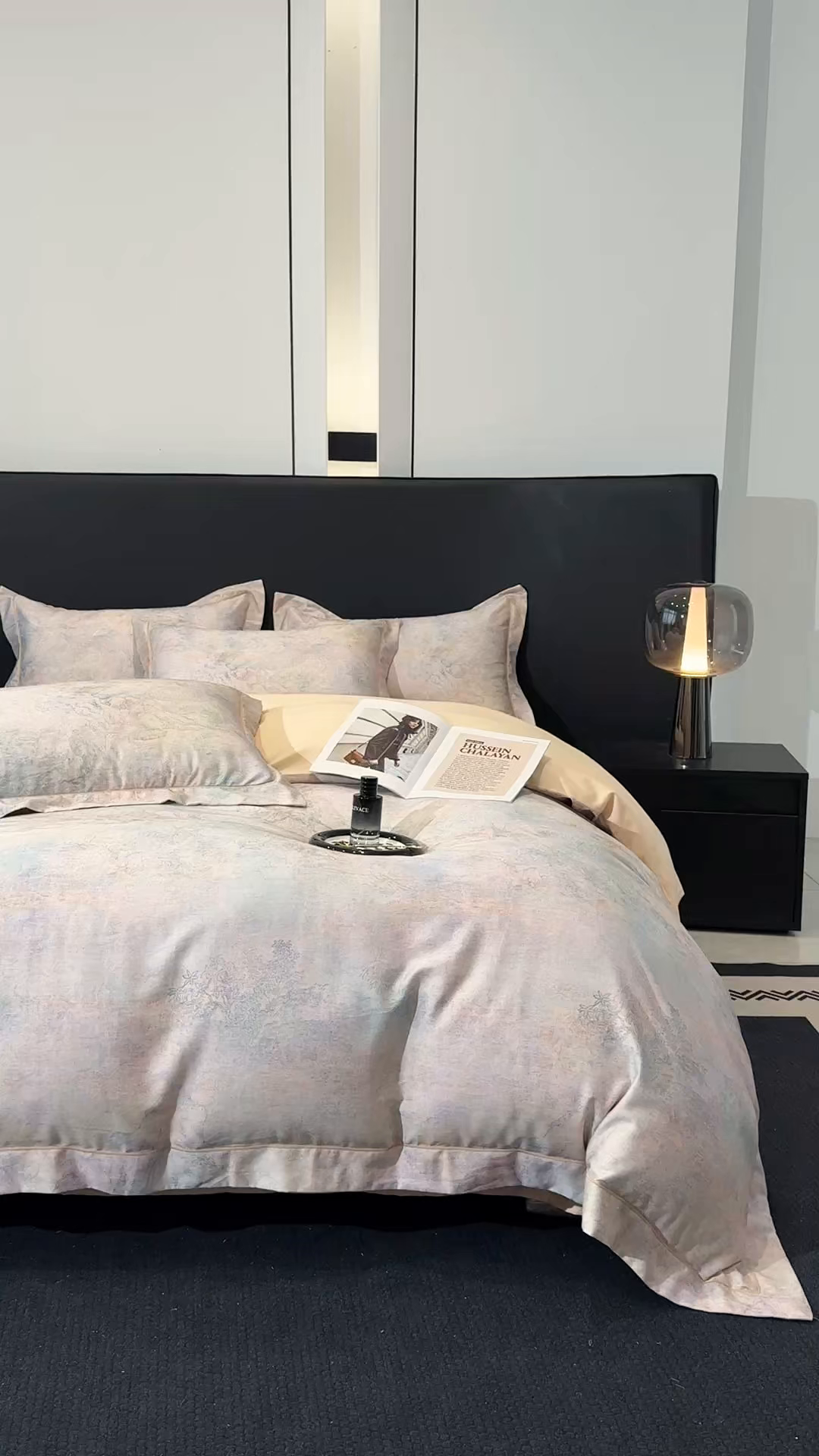 91家纺网 家纺一手货源 找家纺 舒慕家纺 2025新款天丝棉磨毛四件套艾阳绒四件套（配送高端包装） 清玥