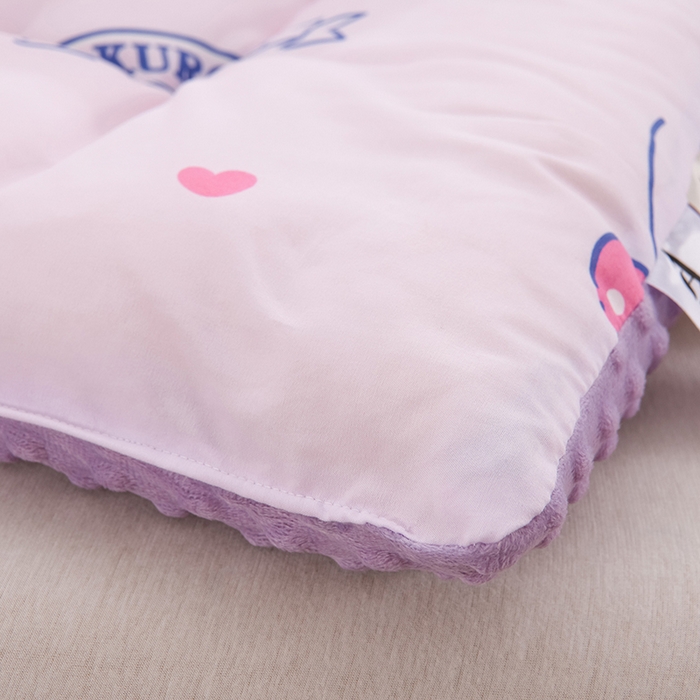 91家纺网 家纺一手货源 找家纺 艾兜坊 2025新款三丽鸥水洗棉3D豆豆被 被子被芯 爱心库洛米