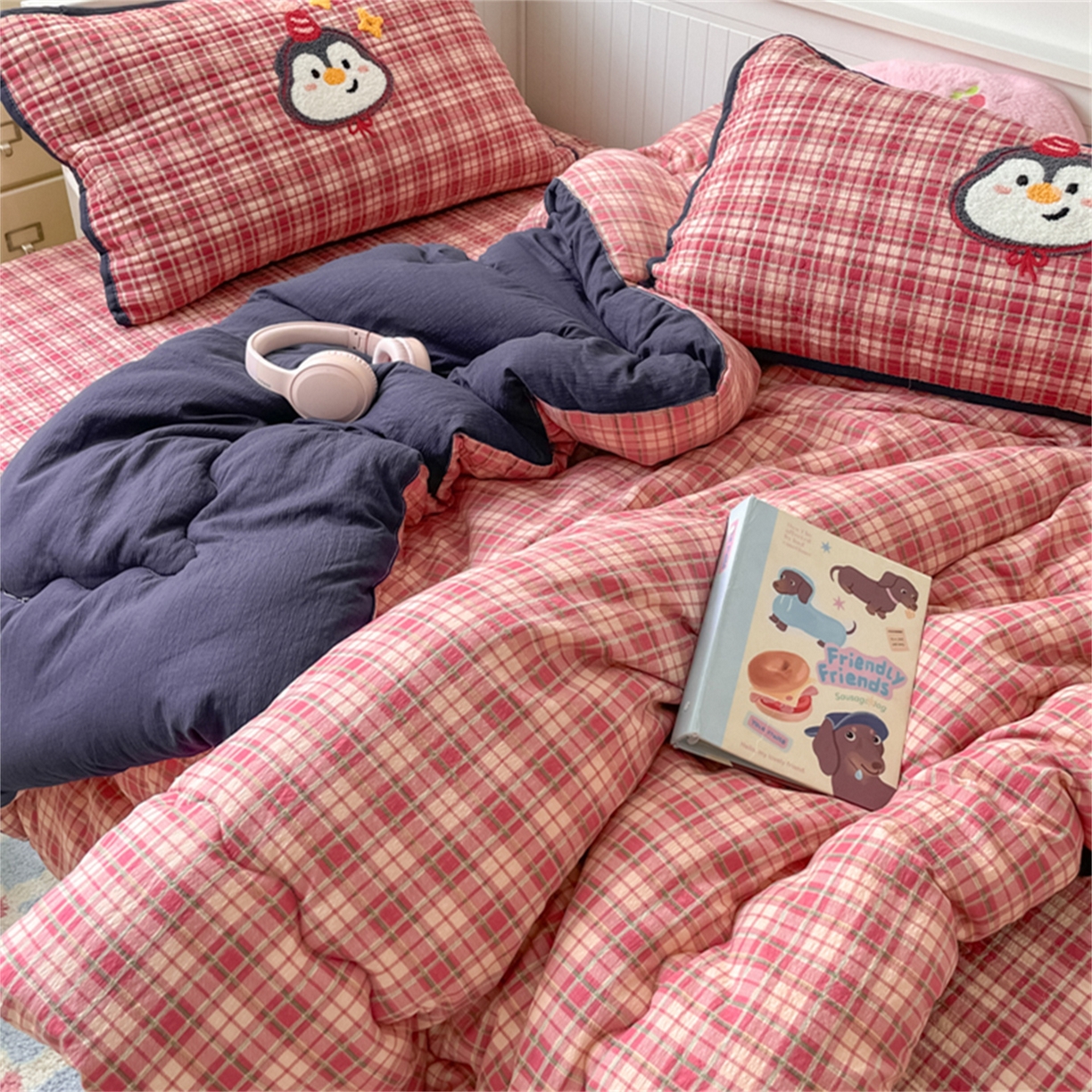 91家纺网 家纺一手货源 找家纺 （总）老帅 2025新款毛巾绣床盖春秋冬被套件