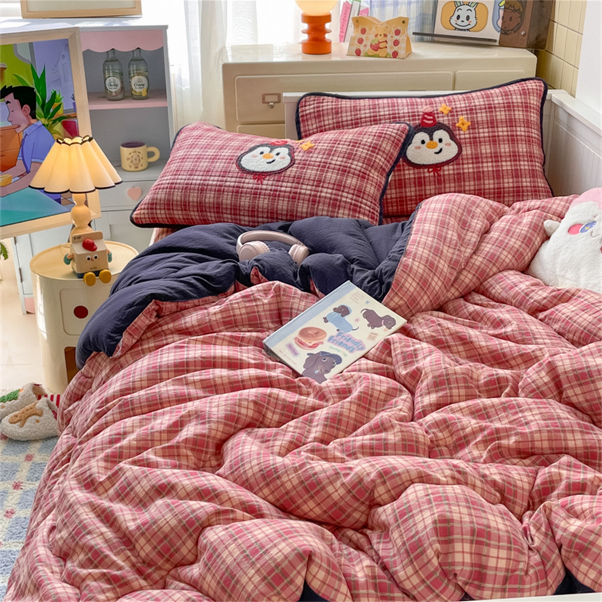 91家纺网 家纺一手货源 找家纺 （总）老帅 2025新款毛巾绣床盖春秋冬被套件