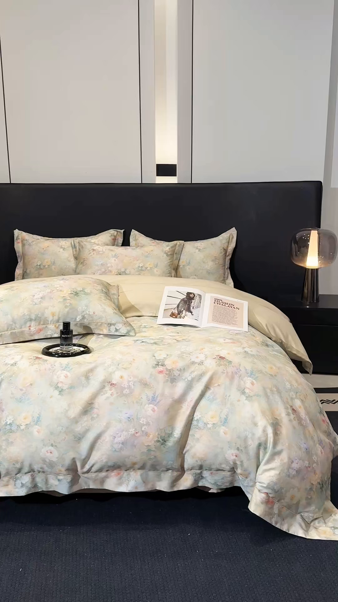 91家纺网 家纺一手货源 找家纺 舒慕家纺 2025新款天丝棉磨毛四件套艾阳绒四件套（配送高端包装） 悦柠-黄