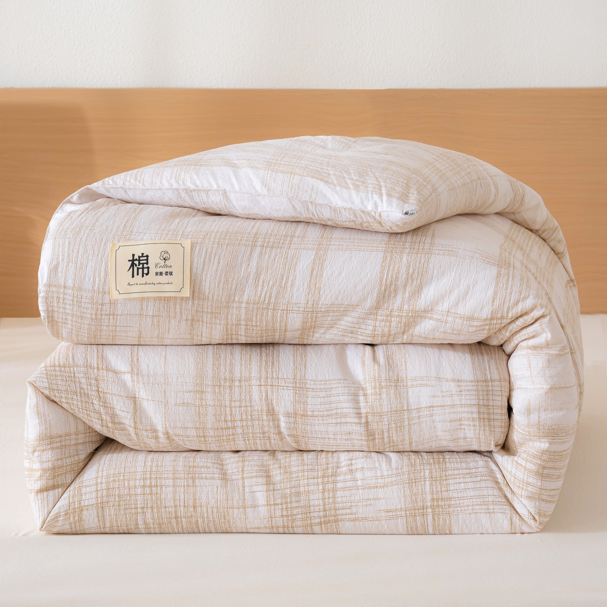 91家纺网 家纺一手货源 找家纺 （总）蓝冰家纺 2025新款亚麻棉花冬被