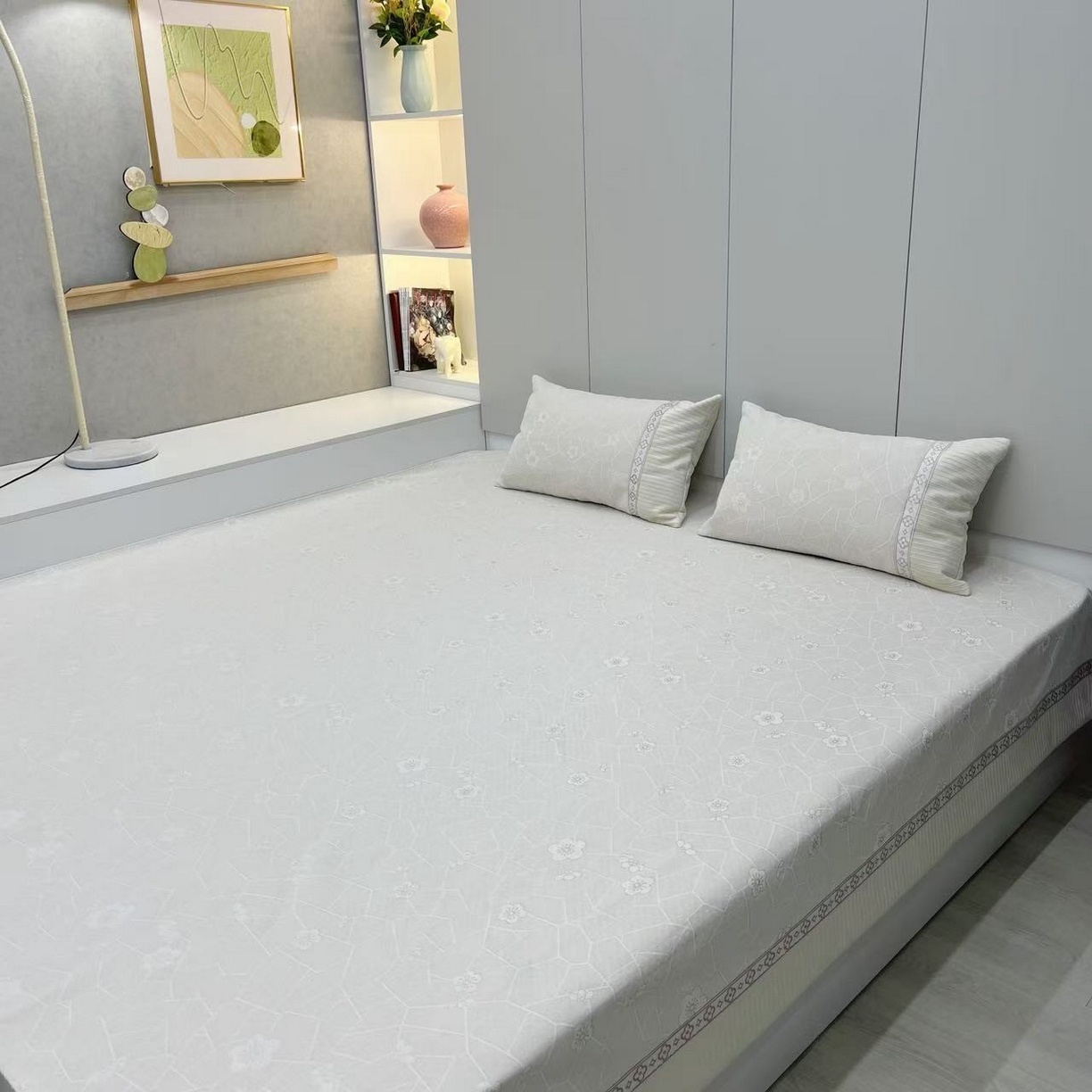 91家纺网 家纺一手货源 找家纺 （总） 峻杨 2025新款榻榻米床盖炕盖防滑耐磨柔软四季通用防滑加厚床盖可定制-一玲珑花语