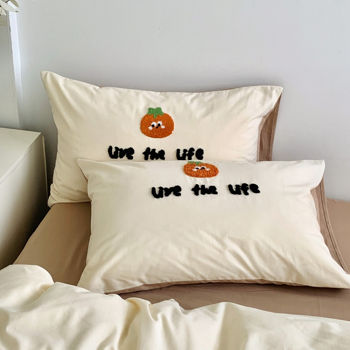 91家纺网 家纺一手货源 找家纺 如意朵 2025新款全棉加厚磨毛毛巾绣四件套（专版花型） 好柿发生