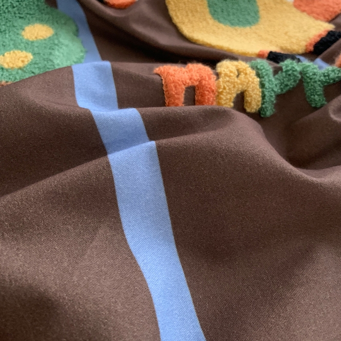 91家纺网 家纺一手货源 找家纺 如意朵 2025新款全棉加厚磨毛毛巾绣四件套（专版花型） 小狐狸