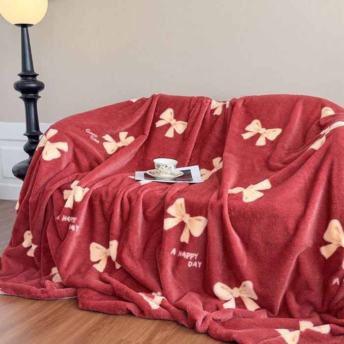 91家纺网 家纺一手货源 找家纺 （总）璐维斯 2025新款A类兔毛绒双层多功能被套毯带拉链 卡通花卉牛奶绒毛毯秋冬保暖毯子盖毯