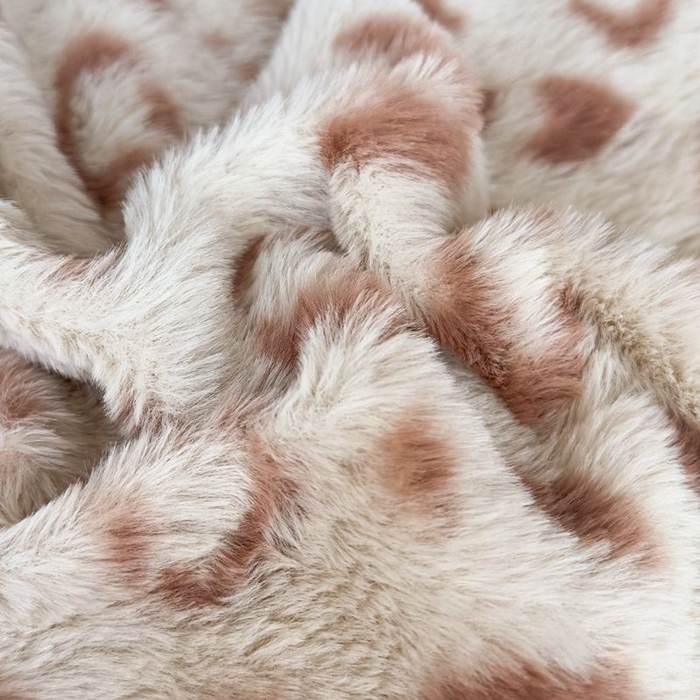 91家纺网 家纺一手货源 找家纺 璐维斯 2025新款A类兔毛绒双层多功能被套毯带拉链 卡通花卉牛奶绒毛毯秋冬保暖毯子盖毯 时尚豹纹