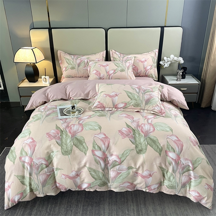 91家纺网 家纺一手货源 找家纺 （总）仟岸家纺 2025新款亲肤舒适全棉磨毛四件套系列