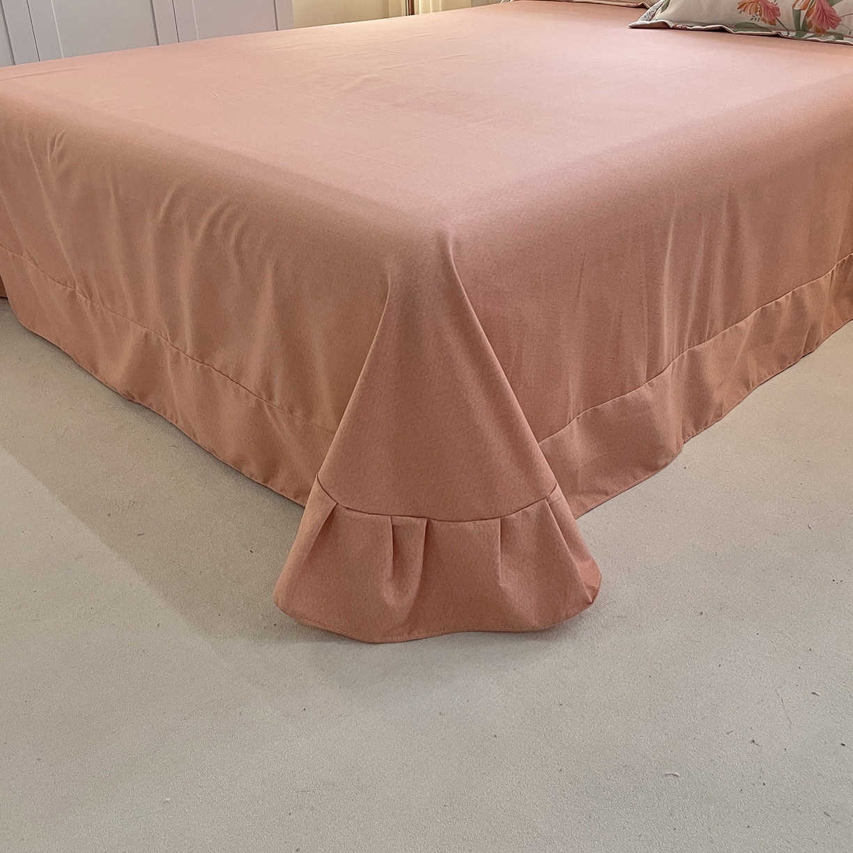 91家纺网 家纺一手货源 找家纺 仟岸家纺 2025新款亲肤舒适全棉磨毛四件套系列 郁金香