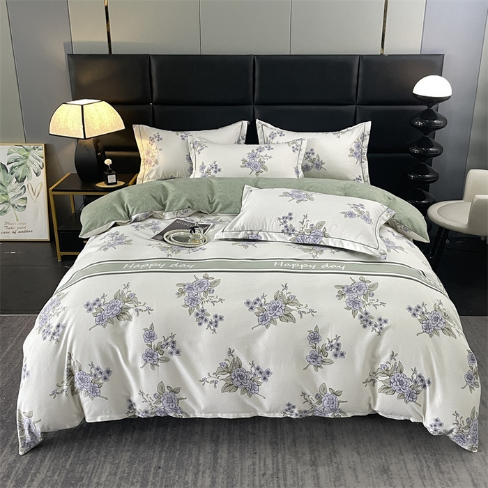 91家纺网 家纺一手货源 找家纺 （总）仟岸家纺 2025新款亲肤舒适全棉磨毛四件套系列