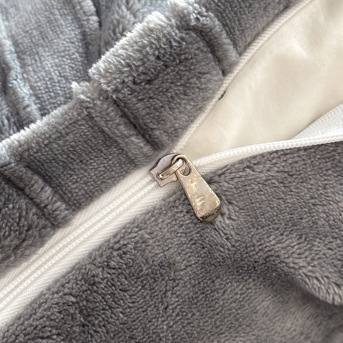 91家纺网 家纺一手货源 找家纺 保罗圣迪奥 2025新款230克牛奶绒压花绣花四件套-沐凡 沐凡-灰