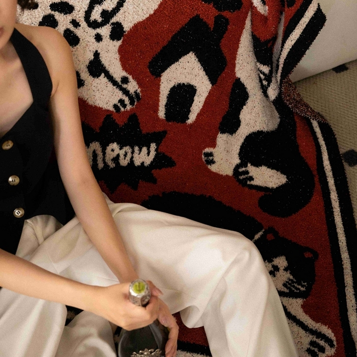 91家纺网 家纺一手货源 找家纺 （总）圆岛家纺 2025新款高品质多功能针织半边绒毛毯毛毯毯子