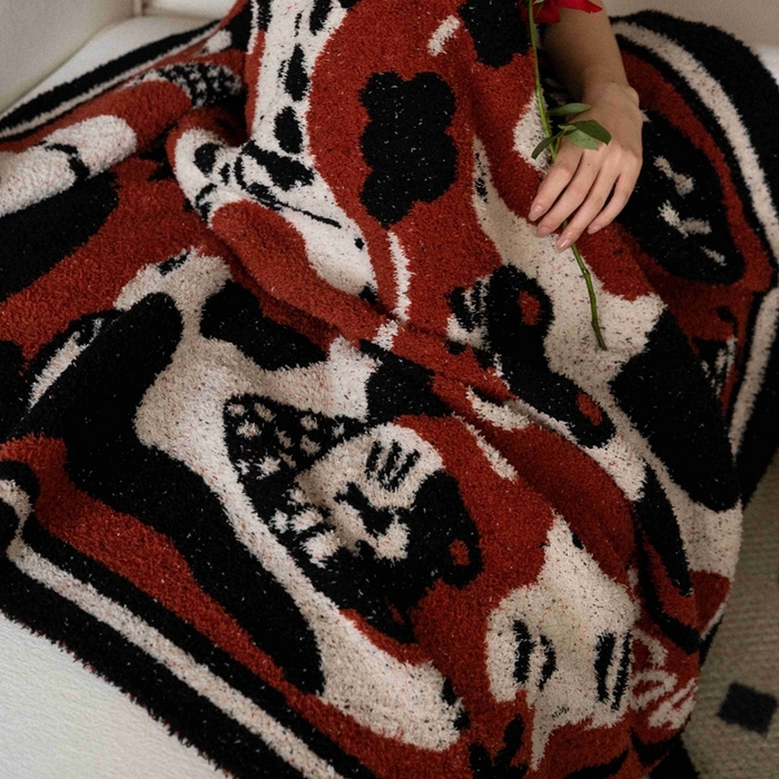 91家纺网 家纺一手货源 找家纺 （总）圆岛家纺 2025新款高品质多功能针织半边绒毛毯毛毯毯子