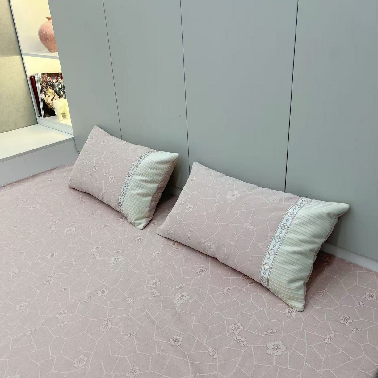 91家纺网 家纺一手货源 找家纺 （总）暖木杨 2025新款（玲珑花语专拍枕套一对） 40*70