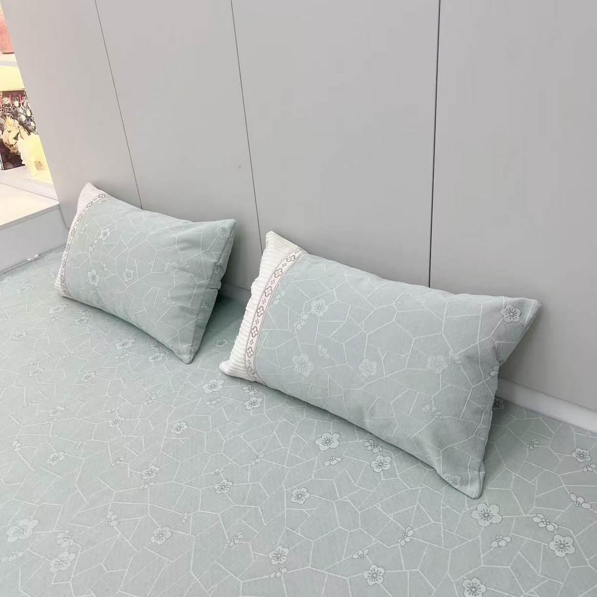 91家纺网 家纺一手货源 找家纺 （总）暖木杨 2025新款（玲珑花语专拍枕套一对） 40*70