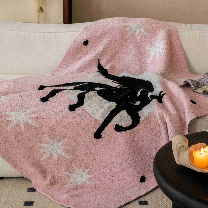 91家纺网 家纺一手货源 找家纺 圆岛家纺 2025新款高品质多功能针织半边绒毛毯毛毯毯子 飞马集