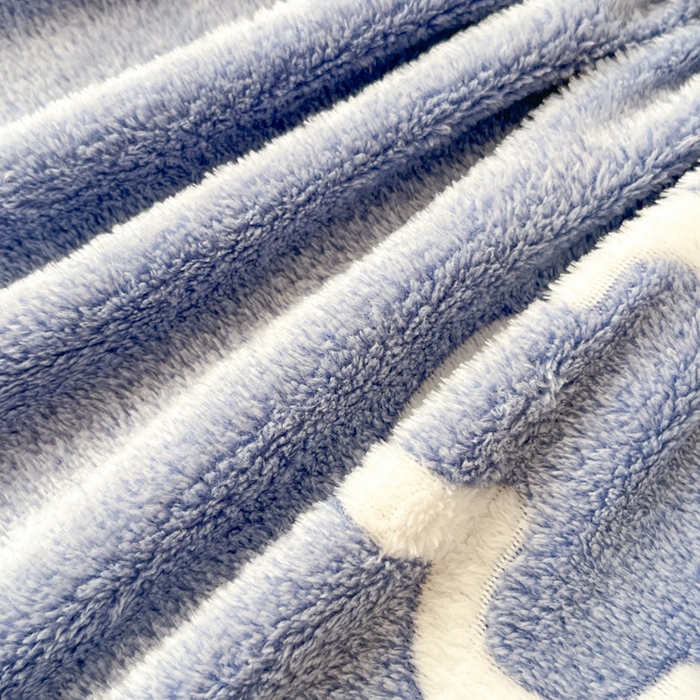 91家纺网 家纺一手货源 找家纺 川悦生活 2025新款高克重雪花绒卡通印花加厚保暖大床单床笠 床笠奶味云朵